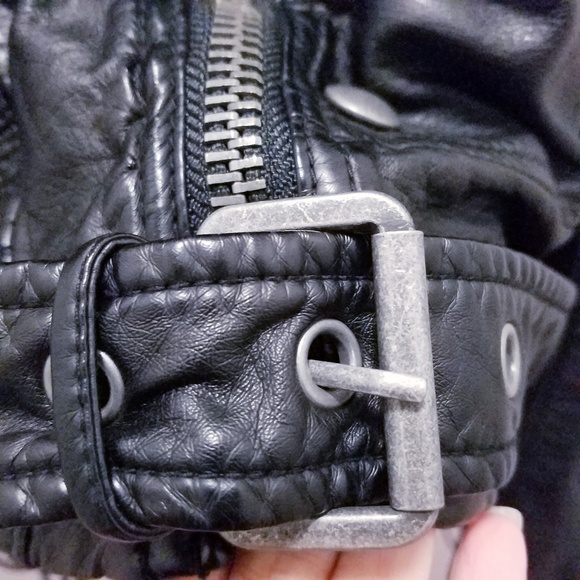 Free People Ashville Vegan Leather Moto Jacket - Picture 4 of 6